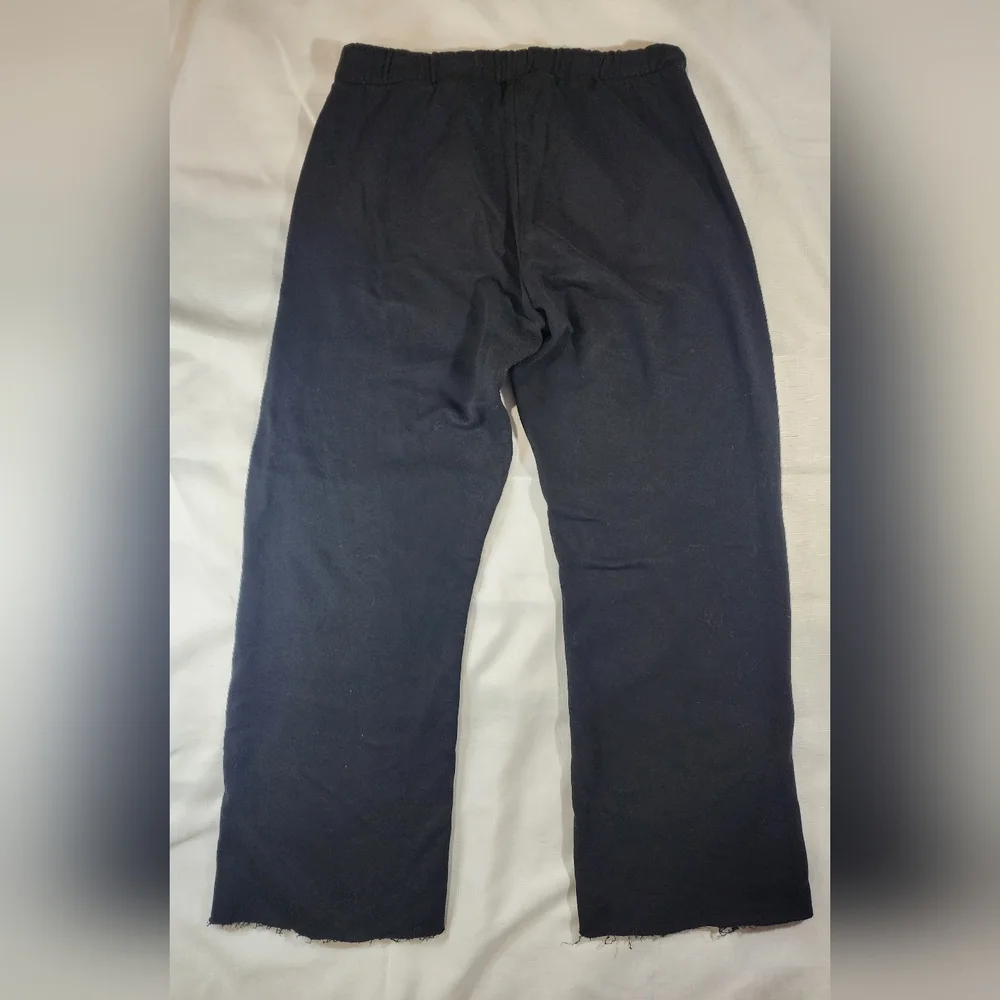 Pink Victoria Secret boyfriend pants black & white contrast logo Lg - Picture 3 of 9